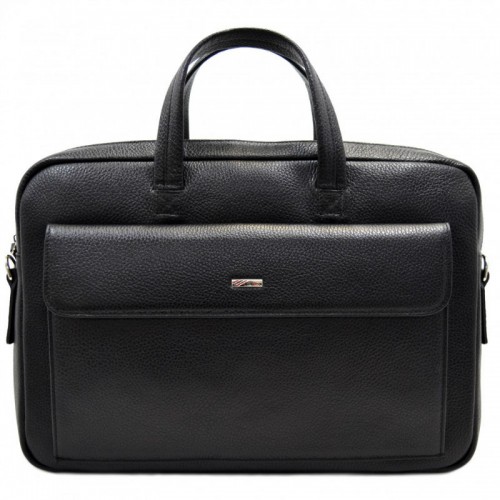 Портфель шкіряний Desisan 340-01 чорний флотар
