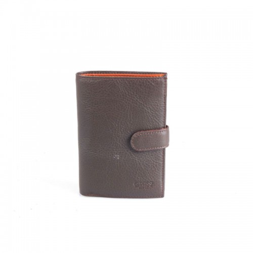 Портмоне кожаное GRASS 397-14/16 коричнево-рыжий