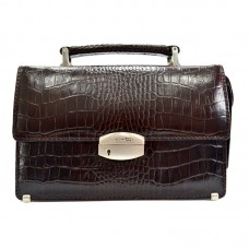 Барсетка шкіра Desisan 1081-19 коричнева кроко
