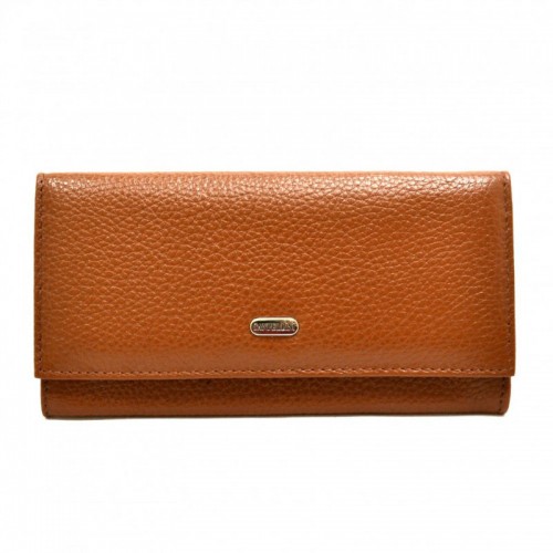 Гаманець жіночий шкіряний CANPEL 2035-301 рудий флотар
