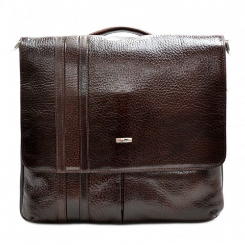 Портфель кожаный Desisan 1337-019 коричневый флотар
