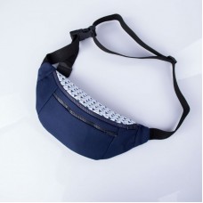 Синяя бананка с треугольниками TWINSSTORE Б11