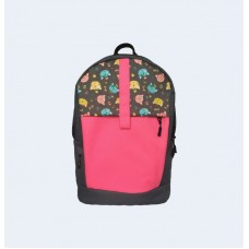 Серый рюкзак с котами TWINSSTORE Р8