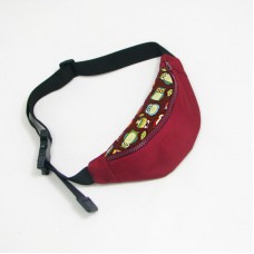 Бордова дитяча бананка з совами (БД50)