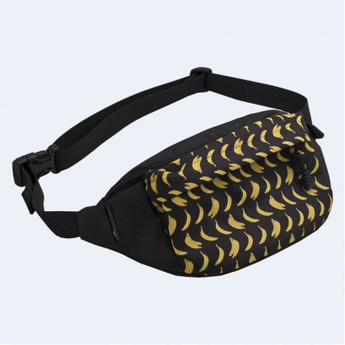 Чорна велика бананка з бананами TWINSSTORE Б161