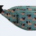 Блакитна бананка з мопсами TWINSSTORE Б178