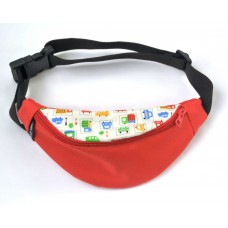 Червона дитяча бананка з машинками TWINSSTORE БД83