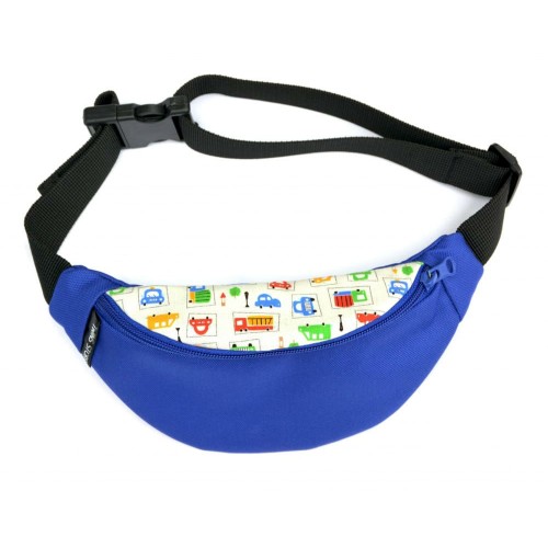 Синяя детская бананка с машинками TWINSSTORE БД84