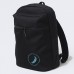 Черный рюкзак Turquoise TWINSSTORE Р86
