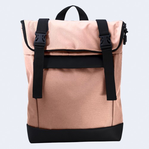 Персиковий рюкзак Rolltop medium TWINSSTORE Р82