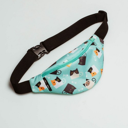 Детская мятная бананака Cats TWINSSTORE БД230