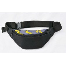 Чорна дитяча бананка з бананами TWINSSTORE БД88