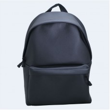 Черный кожаный большой рюкзак TWINSSTORE Р57