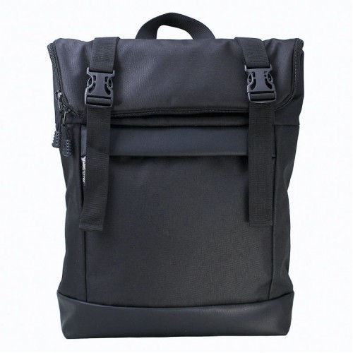 Черный рюкзак Rolltop medium TWINSSTORE Р67
