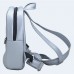 Серебряный кожаный рюкзак small TWINSSTORE Р58