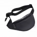 Черная кожаная бананка black silver TWINSSTORE Б167