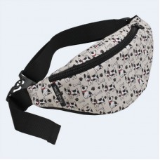 Дитяча бежева бананка з собачками TWINSSTORE БД171