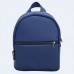 Синій шкіряний рюкзак small TWINSSTORE Р59