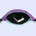Фиолетовая бананка с бирюзовыми молниями TWINSSTORE Б111