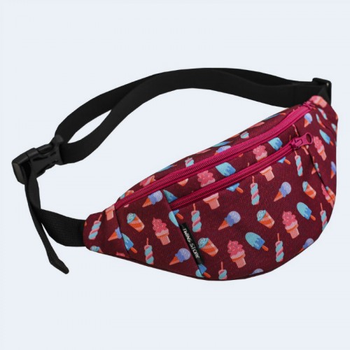 Бордовая бананка с мороженым TWINSSTORE Б183