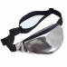 Срібна шкіряна бананка silver TWINSSTORE б169
