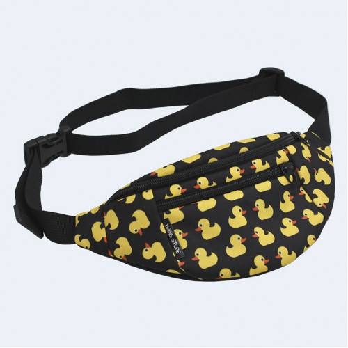 Чорна бананка з качками TWINSSTORE Б158