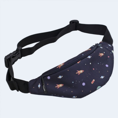 Детская синяя бананка с космосом TWINSSTORE БД174