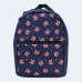 Детский синий рюкзак с лисичками TWINSSTORE Р73