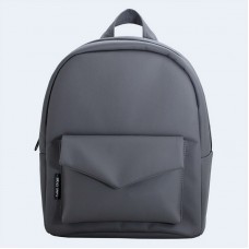 Темно-серый кожаный рюкзак TWINSSTORE Р53