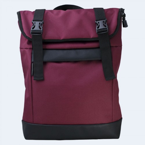 Бордовый рюкзак Rolltop medium TWINSSTORE Р64