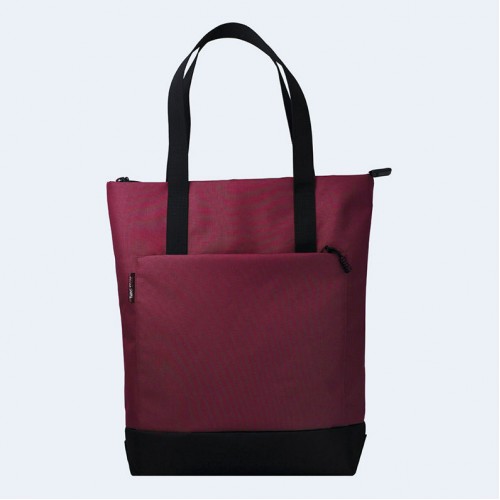 Бордова сумка шоппер TWINSSTORE Ш150