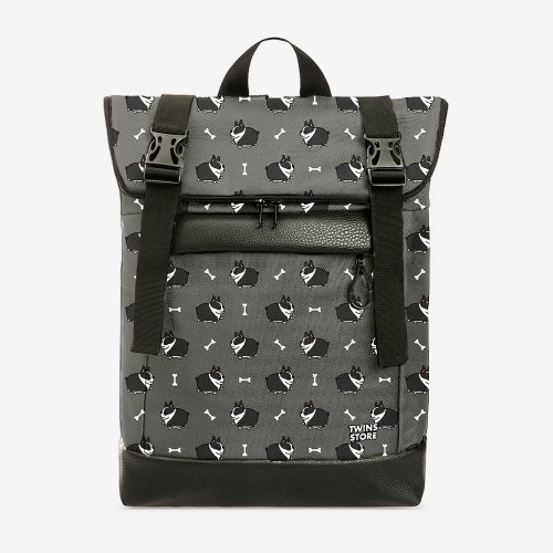 Рюкзак Rolltop medium Buldog Р110 сірий