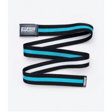 Ремінь Urban Planet STRIPE BS/BW чорно-бірюзовый