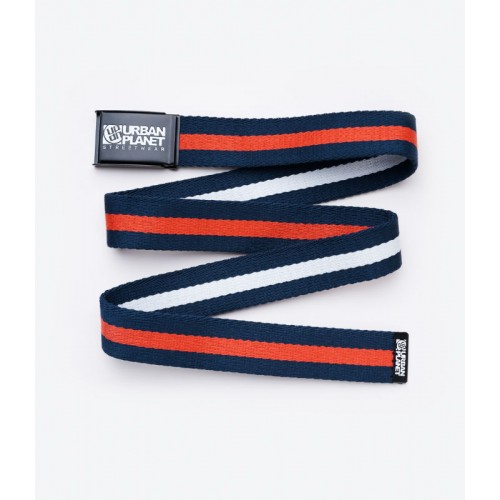 Ремень Urban Planet STRIPE NR/NW  сине-красный/бело-синий