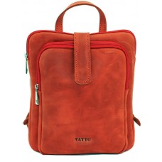 Женский кожаный рюкзак VATTO Wk-12.3Kr550 красный