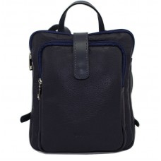 Женский кожаный рюкзак VATTO Wk-12.3Fl1Kaz600 темно синий