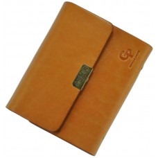 Шкіряна візитниця 48 Grande Pelle руда