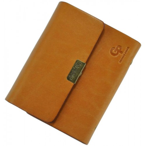 Шкіряна візитниця 48 Grande Pelle руда