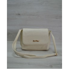 Маленький універсальний жіночий клатч Welassie бежевого кольору 60501