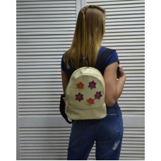 Молодежный рюкзак Welassie «Цветочки» бежевого цвета 42301 Welassie 42301