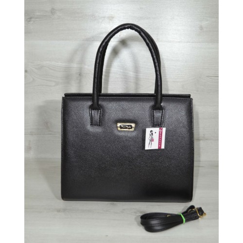 Жіноча сумка Welassie Бочонок чорного кольору 31612