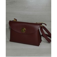 Клатч Welassie на два відділення бордового кольору 60104