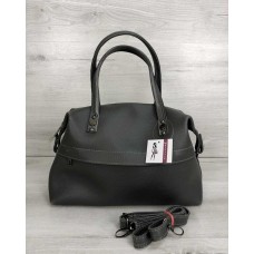 Женская сумка Welassie Ирен серого цвета (никель) 55701 Welassie 55701