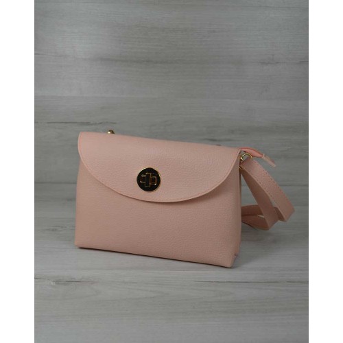 Клатч Welassie на два отделения пудрового цвета 60108