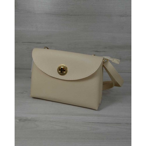 Клатч Welassie на два отделения бежевого цвета 60107