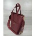 Молодежная женская сумка Welassie Милана с Ярким ремнем бордового цвета 54907