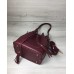 Молодежная сумка Welassie из эко-кожи Люверс бордового цвета 23117
