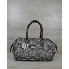 Классическая женская сумка Welassie Оливия серая змея 31905 Welassie 31905