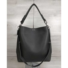 Сумка-цепочка Welassie серого цвета (никель) 54121 Welassie 54121