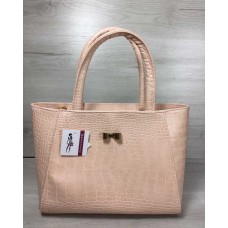 Жіноча сумка Welassie пудрового кольору 55605